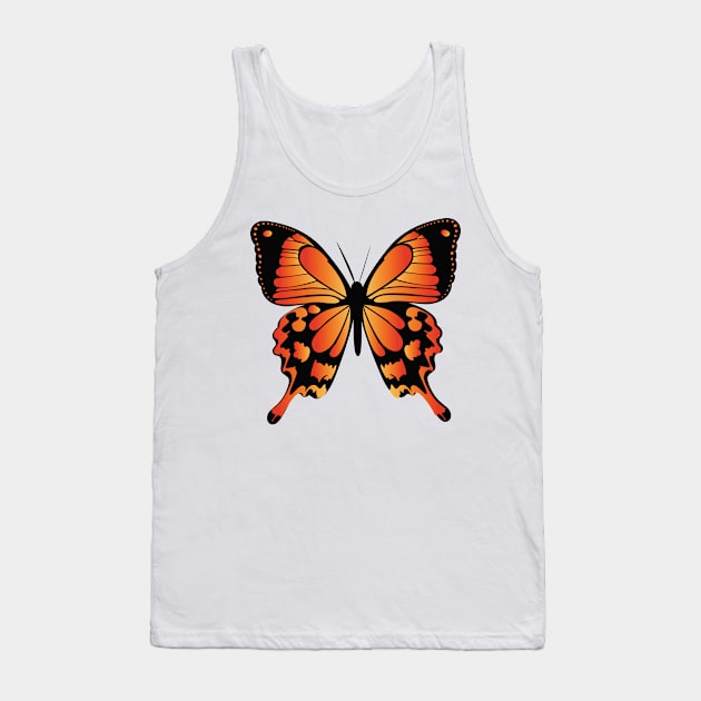 Cute Monarch Butterfly Tank Top by Pet & Nature Lovers